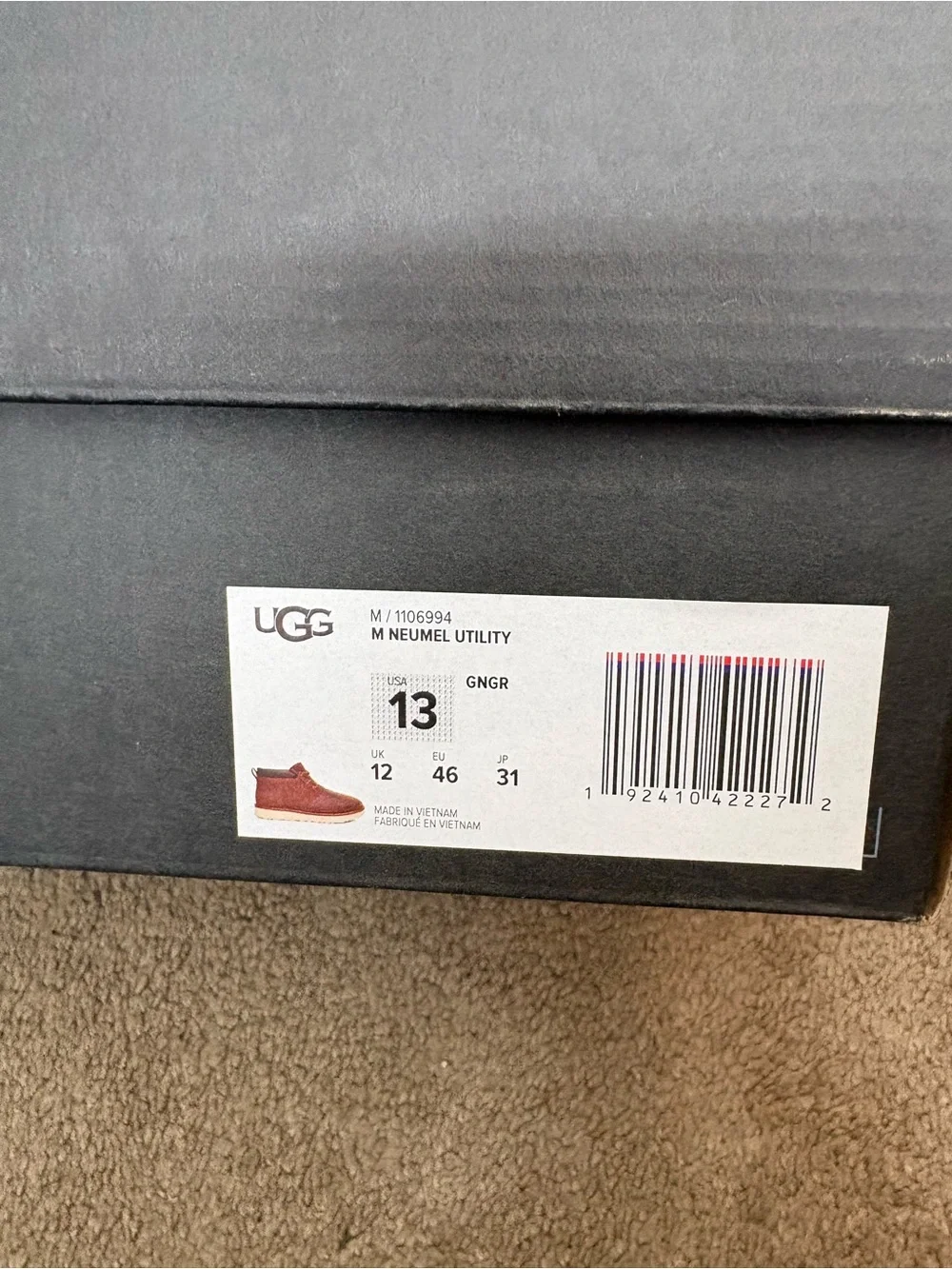 UGG has damage